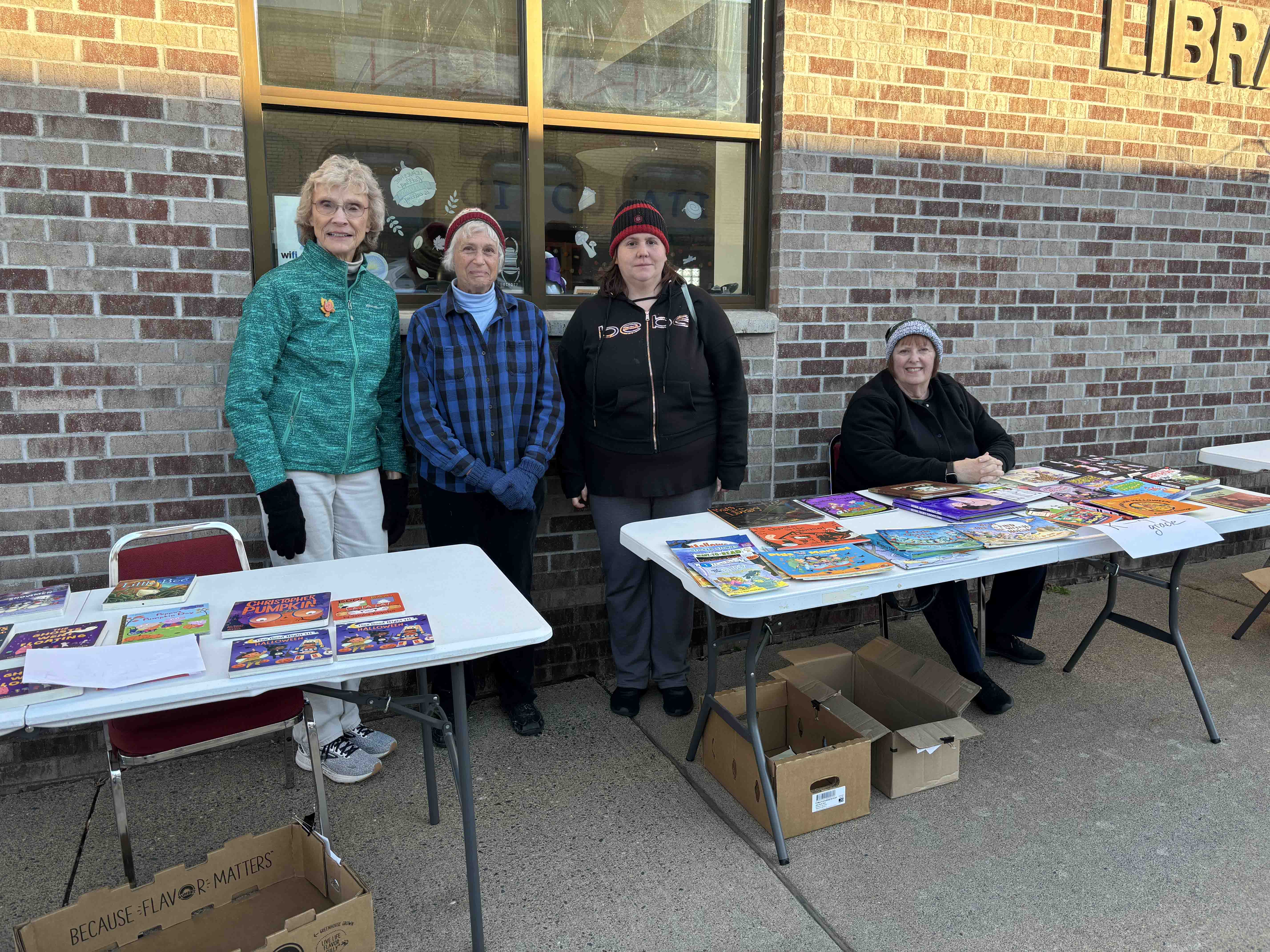 2024 Halloween Book Bash Setting Up